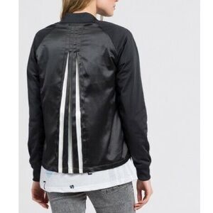 Adidas Info Poster Superstar Bomber Track Jacket Carbon Black Medium UK